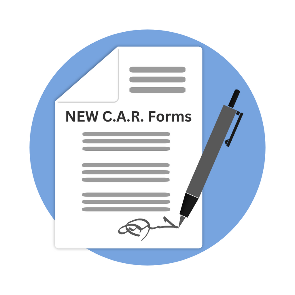 C.A.R. New and Revised Forms - December 2025 - ONLINE ANYTIME – C.A.R ...