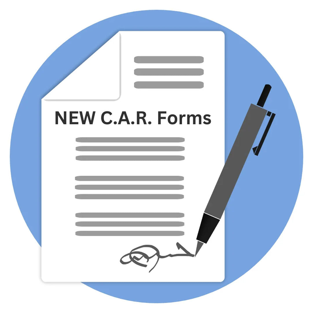 C.A.R. New and Revised Forms - June 2026  - ONLINE ANYTIME