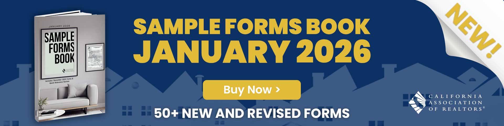 c.a.r. california association of realtors sample forms books january 2026