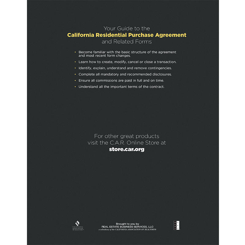 Your Guide to The California Residential Purchase Agreement (RPA)